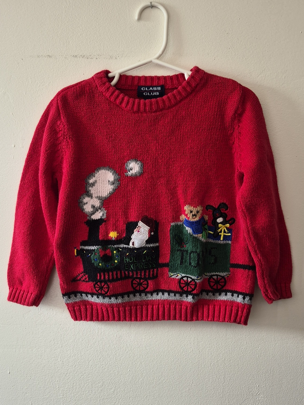 Class Club "Holiday Express" Christmas Train Sweater